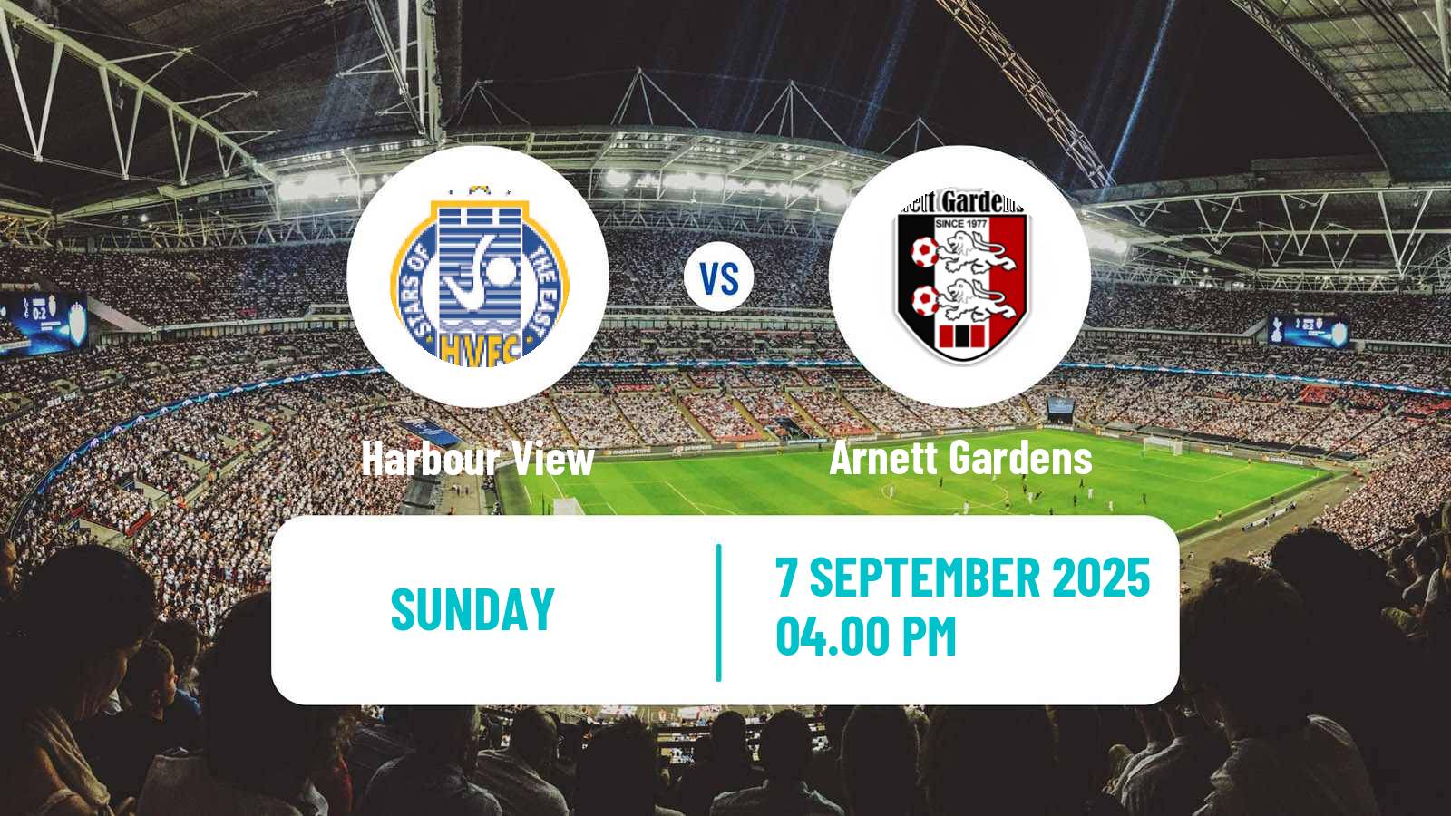 Soccer Jamaica National Premier League Harbour View - Arnett Gardens