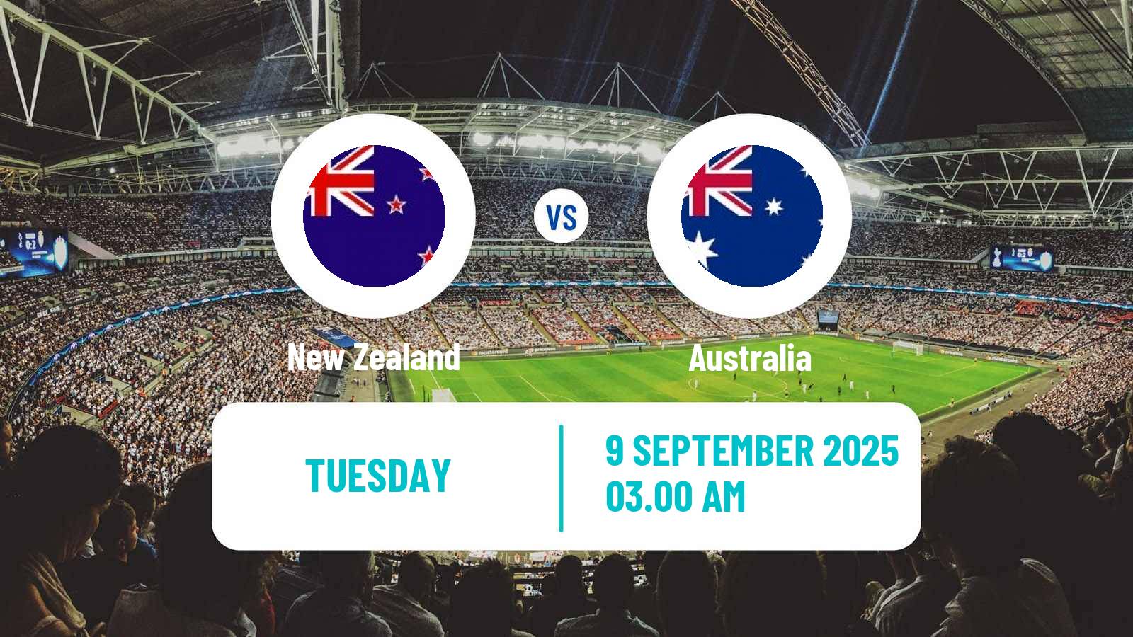 Soccer Friendly New Zealand - Australia