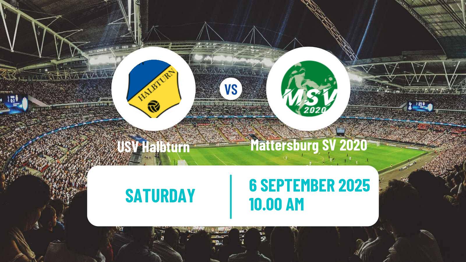 Soccer Austrian Landesliga Burgenland Halbturn - Mattersburg SV 2020