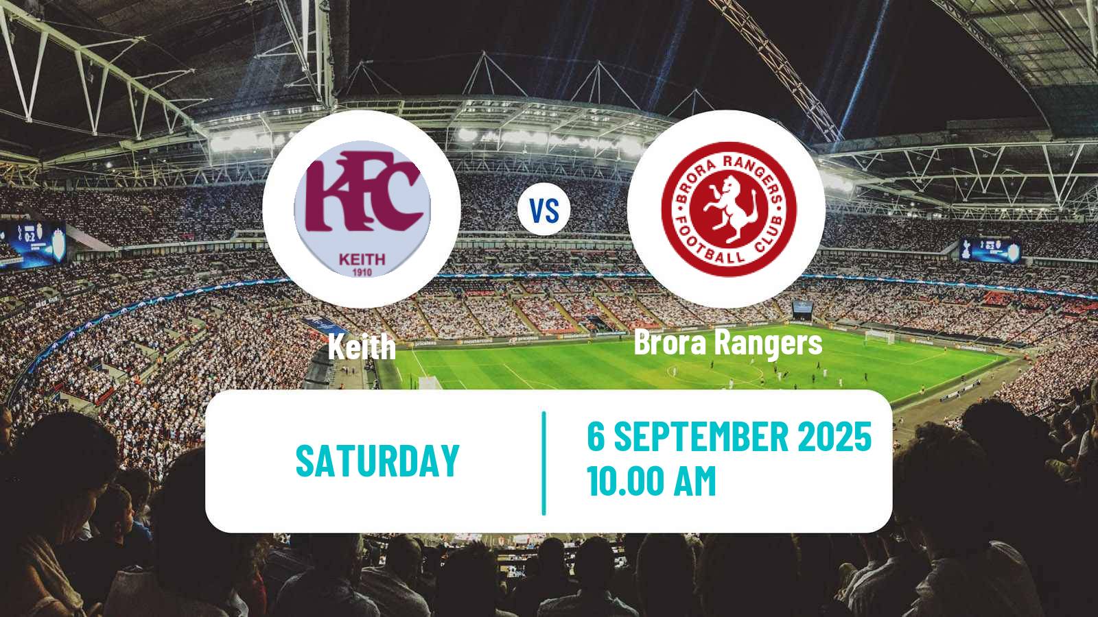 Soccer Scottish Highland League Keith - Brora Rangers