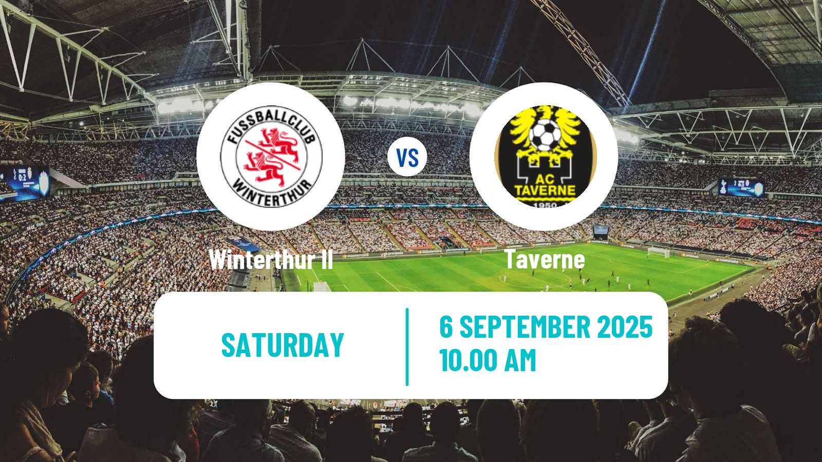 Soccer Swiss 1 Liga Classic Group 3 Winterthur II - Taverne