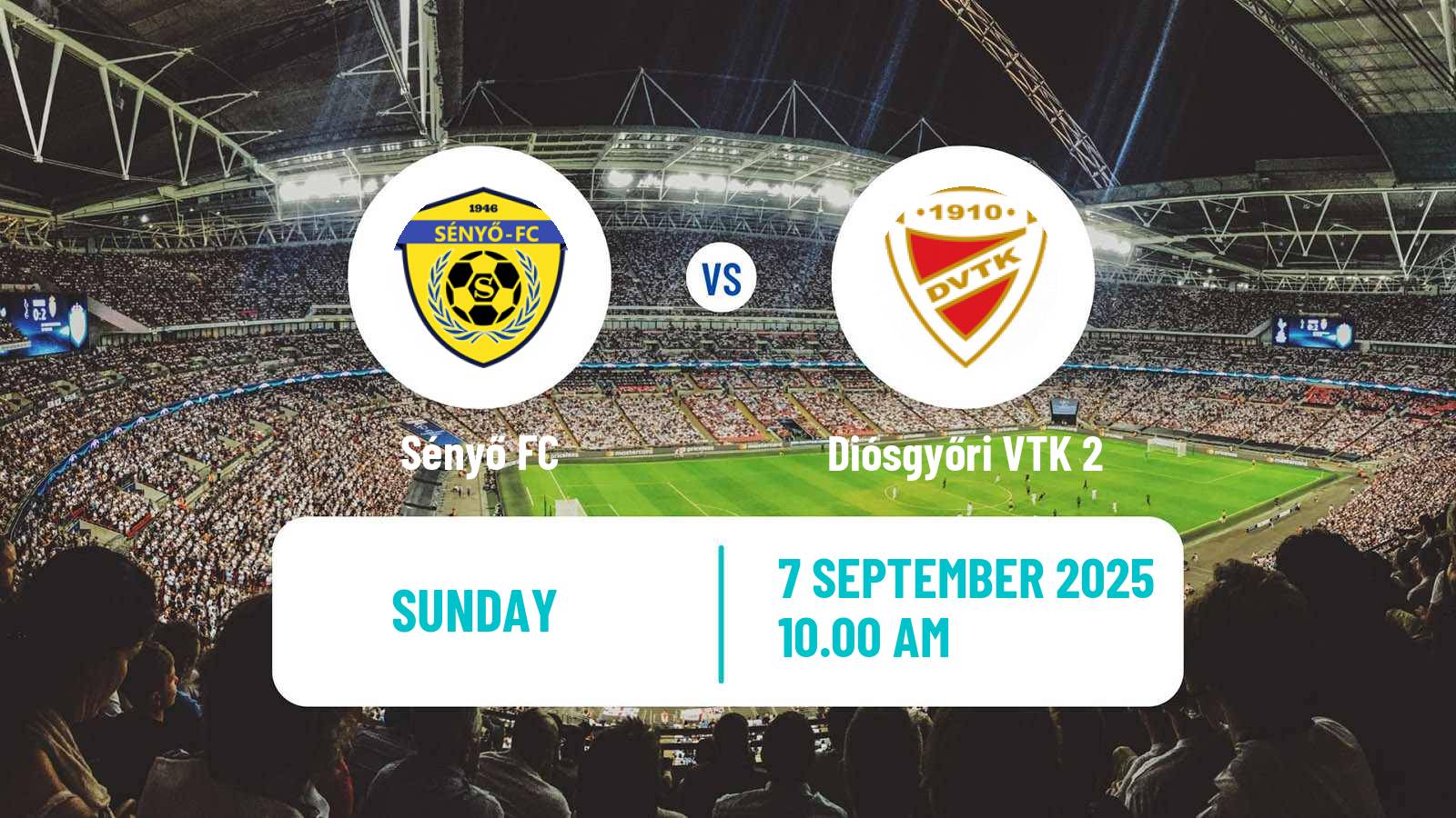 Soccer Hungarian NB III Northeast Sényő - Diósgyőri VTK 2