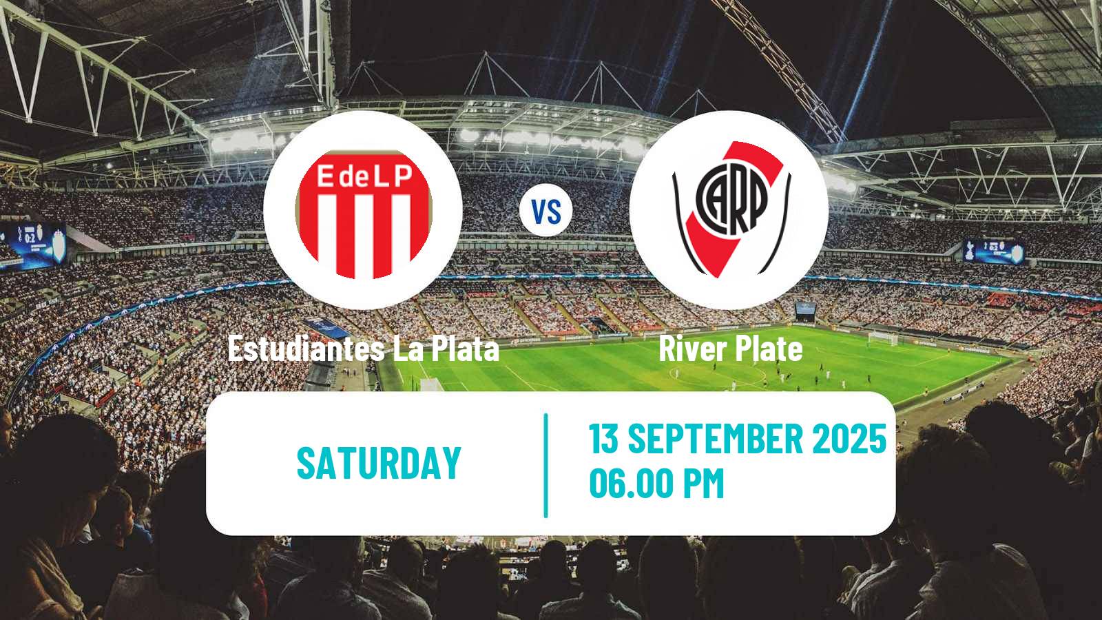 Soccer Argentinian Liga Profesional Estudiantes La Plata - River Plate