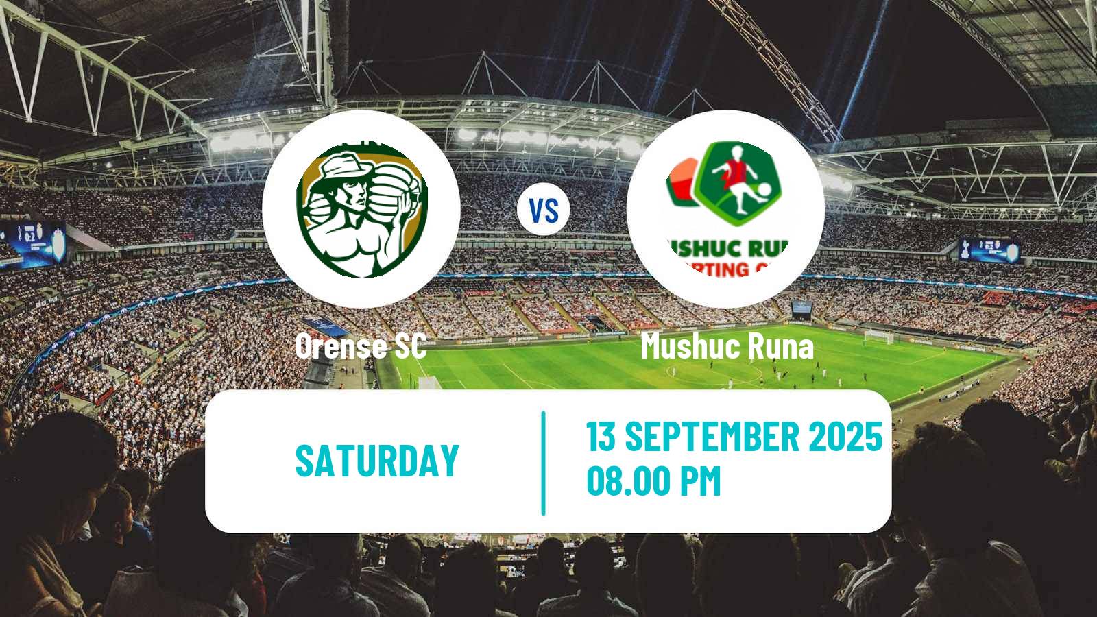 Soccer Ecuadorian Liga Pro Orense - Mushuc Runa
