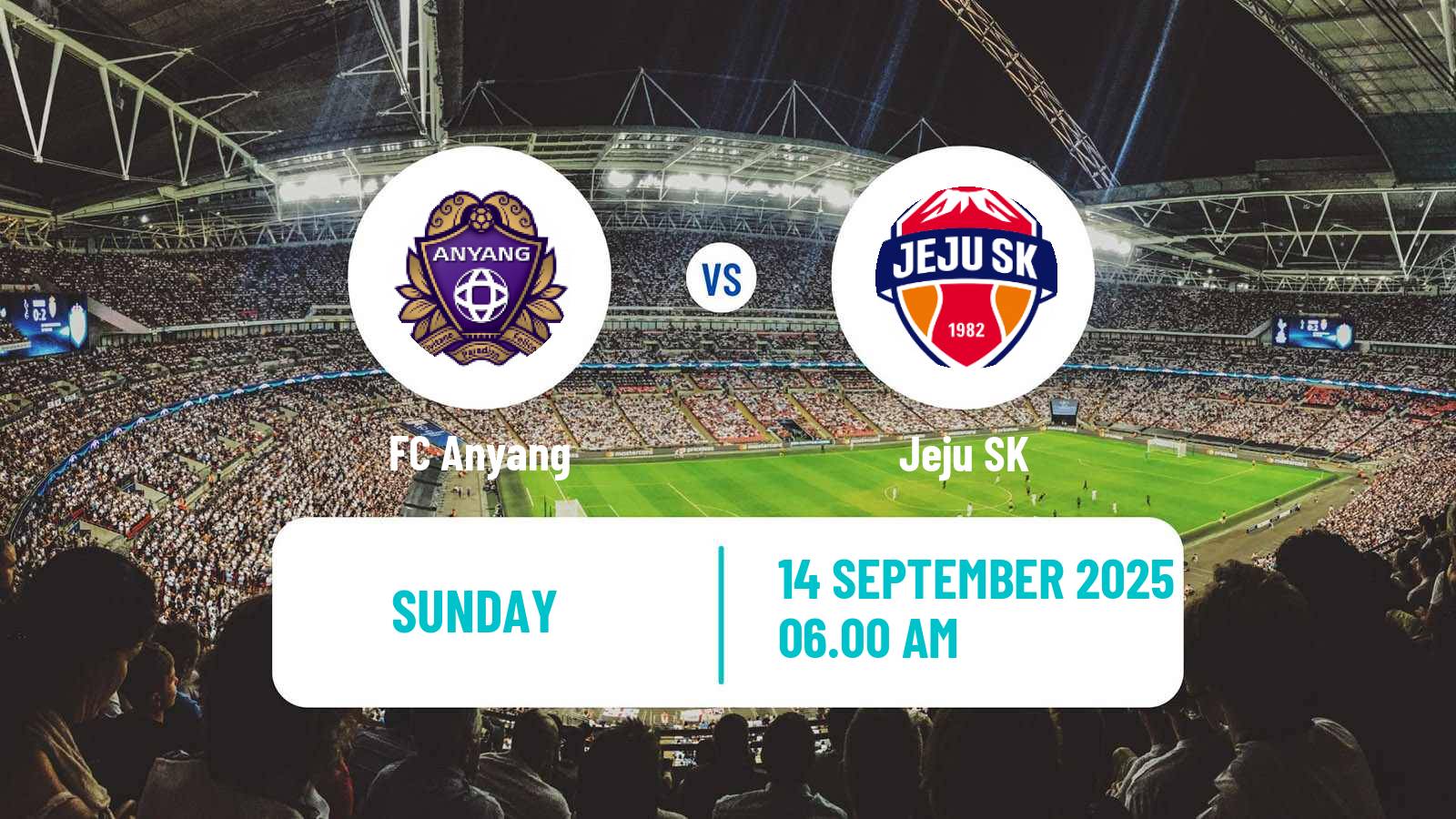 Soccer South Korean K-League 1 Anyang - Jeju