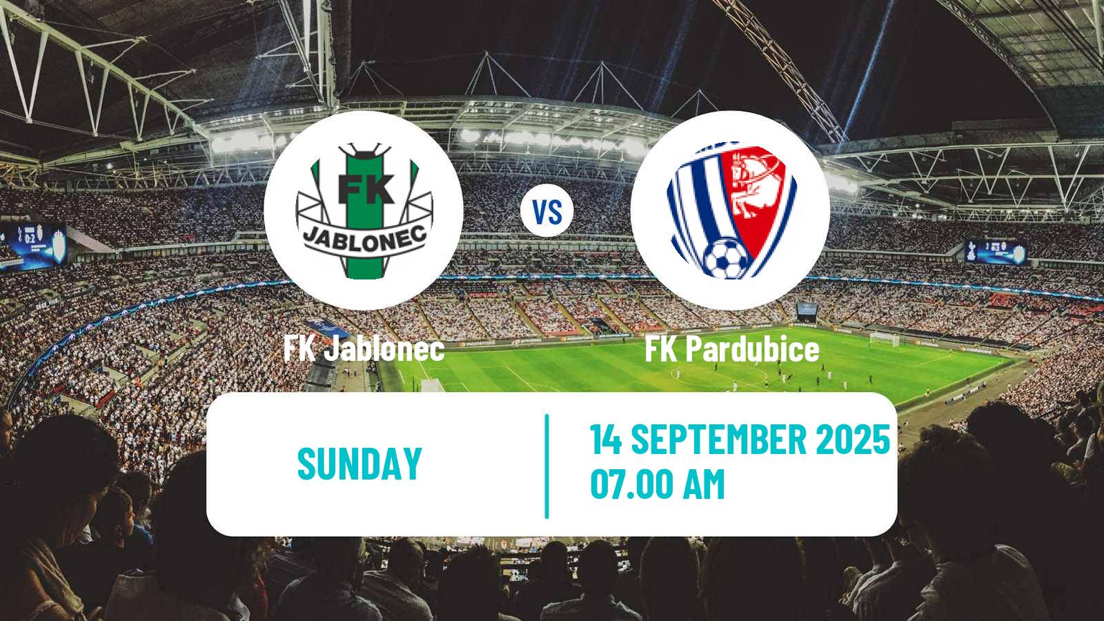Soccer Czech 1 Liga Jablonec - Pardubice