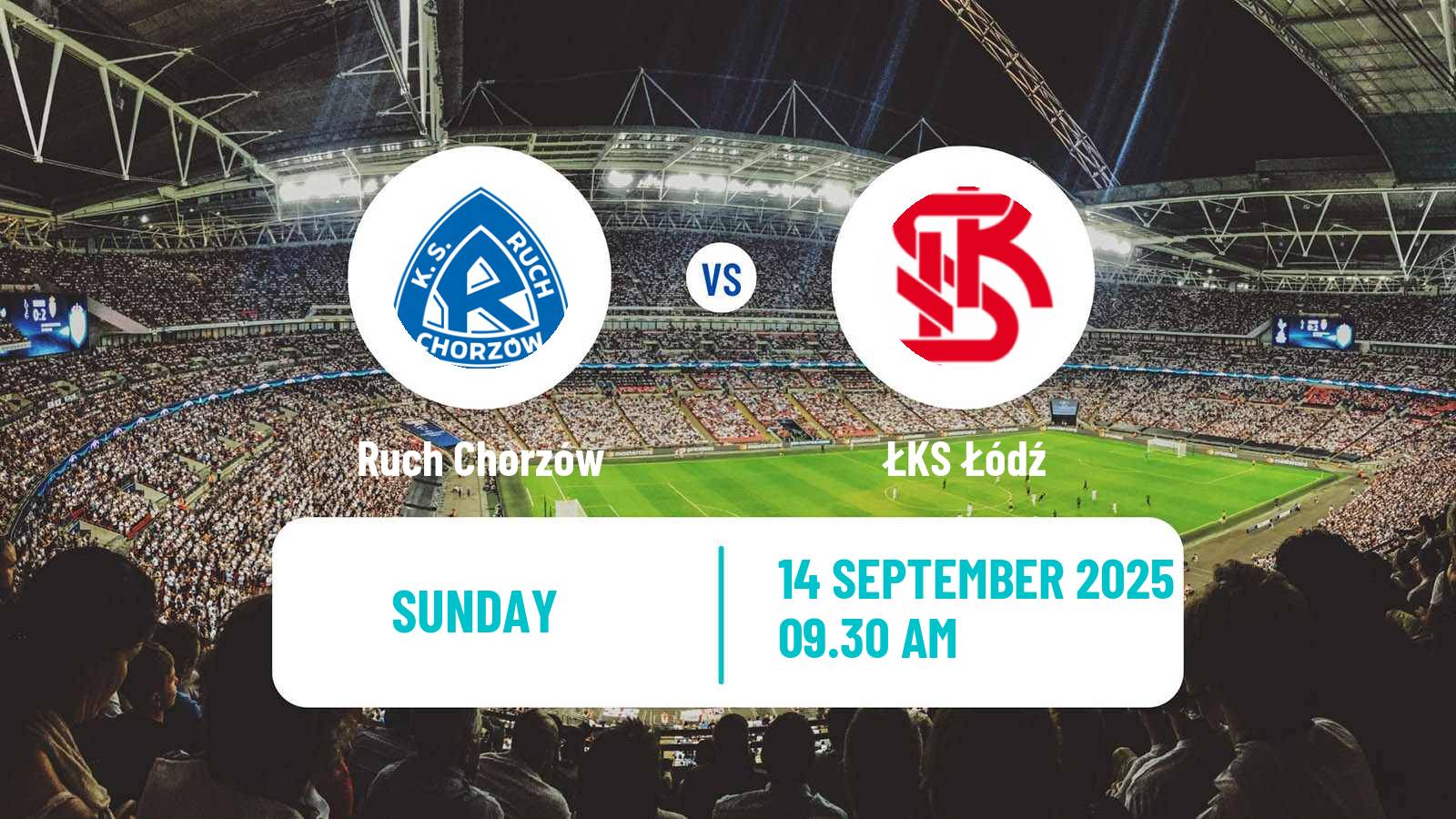 Soccer Polish Division 1 Ruch Chorzów - ŁKS Łódź