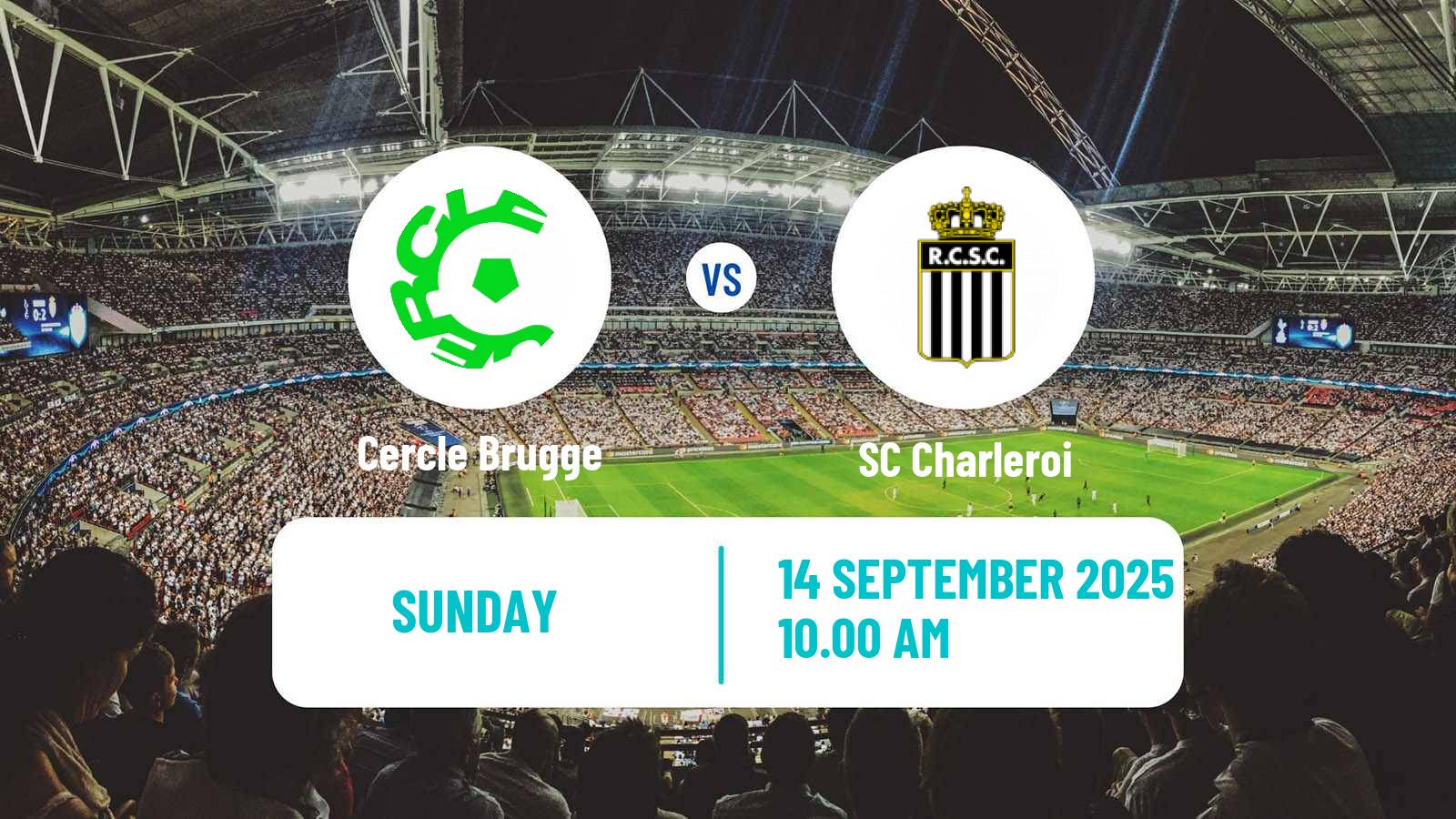Soccer Belgian Jupiler Pro League Cercle Brugge - Charleroi