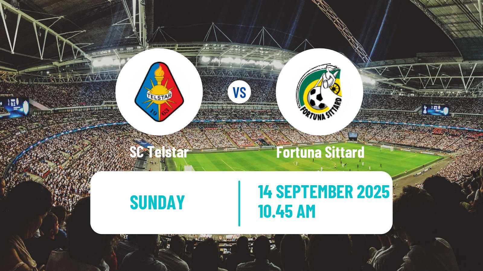 Soccer Dutch Eredivisie Telstar - Fortuna Sittard