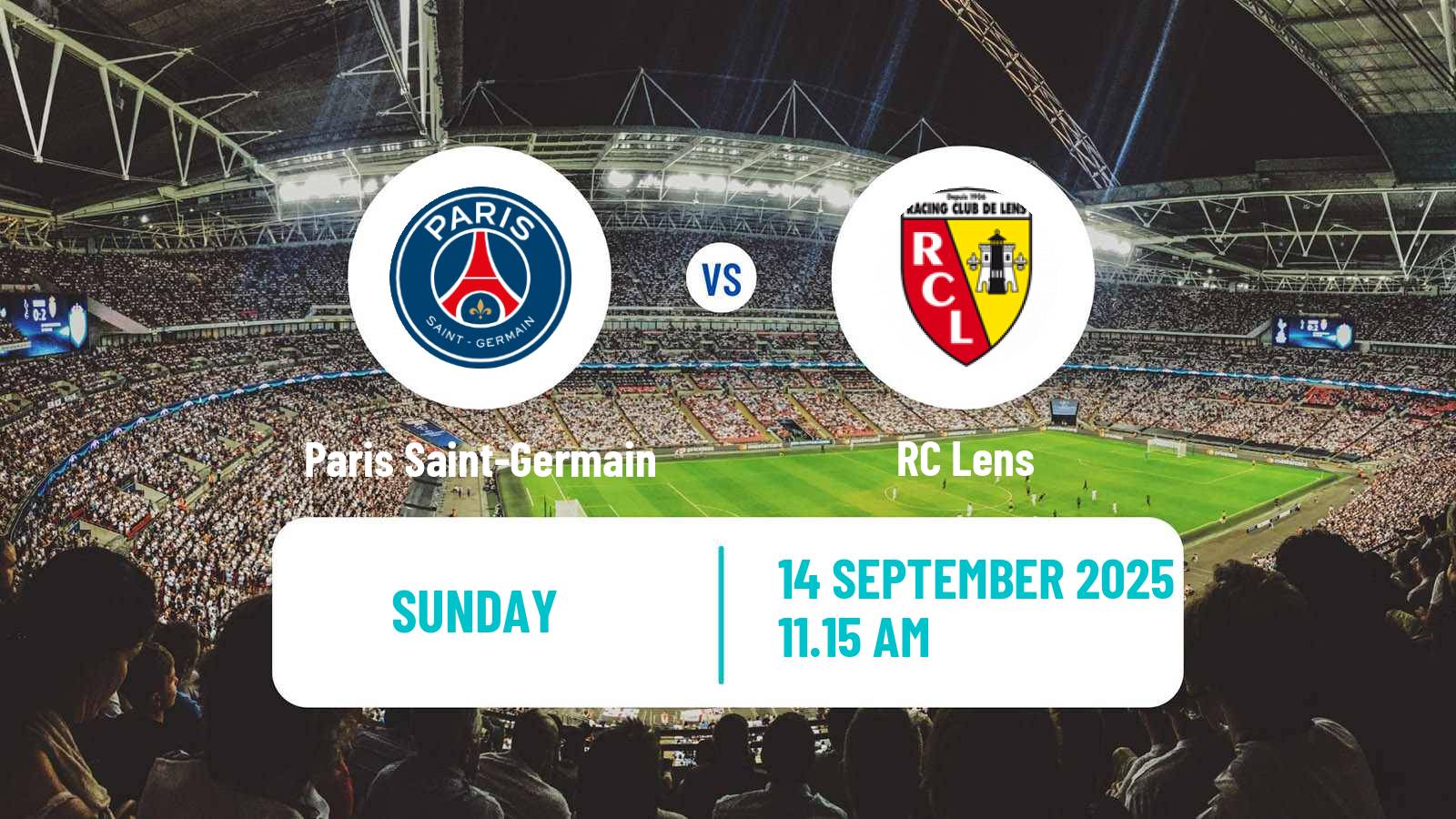 Soccer French Ligue 1 Paris Saint-Germain - Lens
