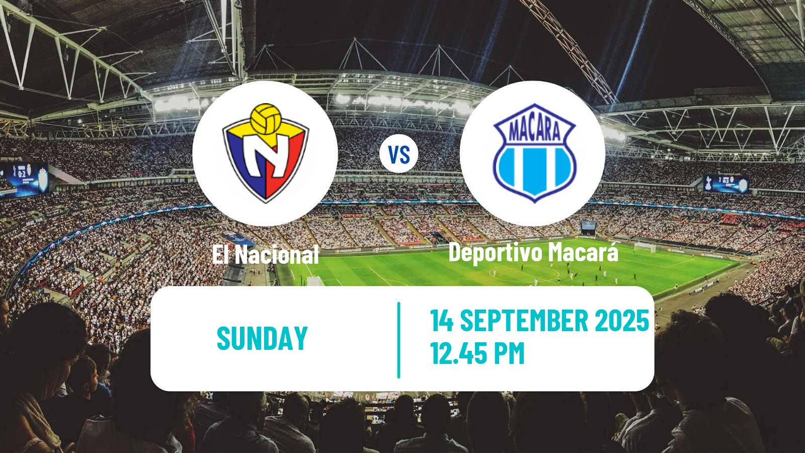 Soccer Ecuadorian Liga Pro El Nacional - Deportivo Macará
