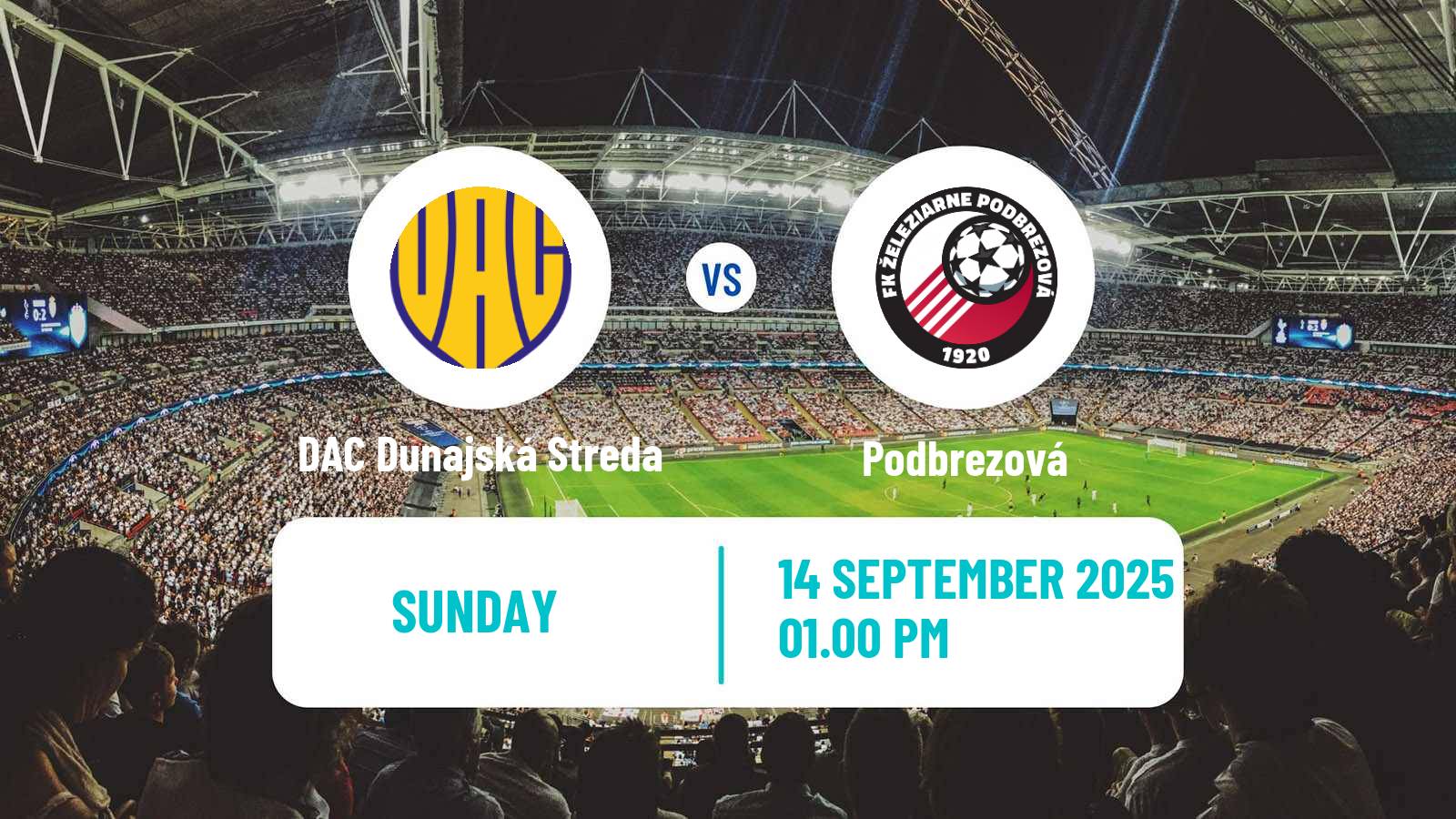 Soccer Slovak Superliga DAC Dunajská Streda - Podbrezová