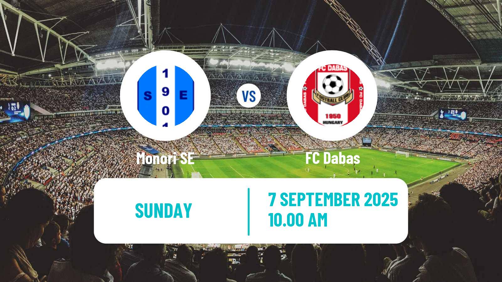 Soccer Hungarian NB III Southeast Monori - Dabas
