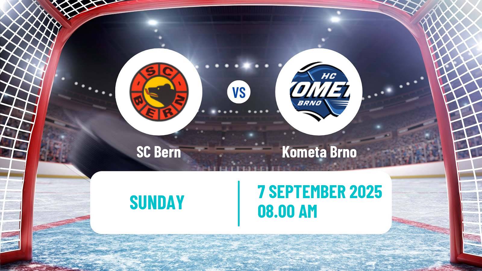 Hockey Champions League Ice Hockey Bern - Kometa Brno