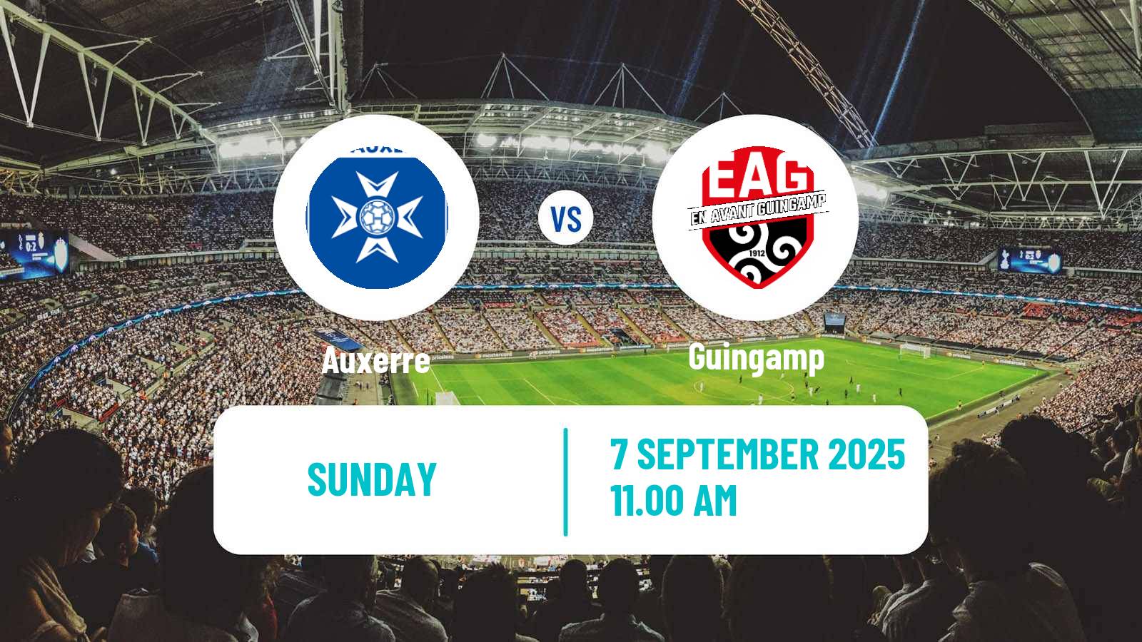Soccer French Division 2 Women Auxerre - Guingamp
