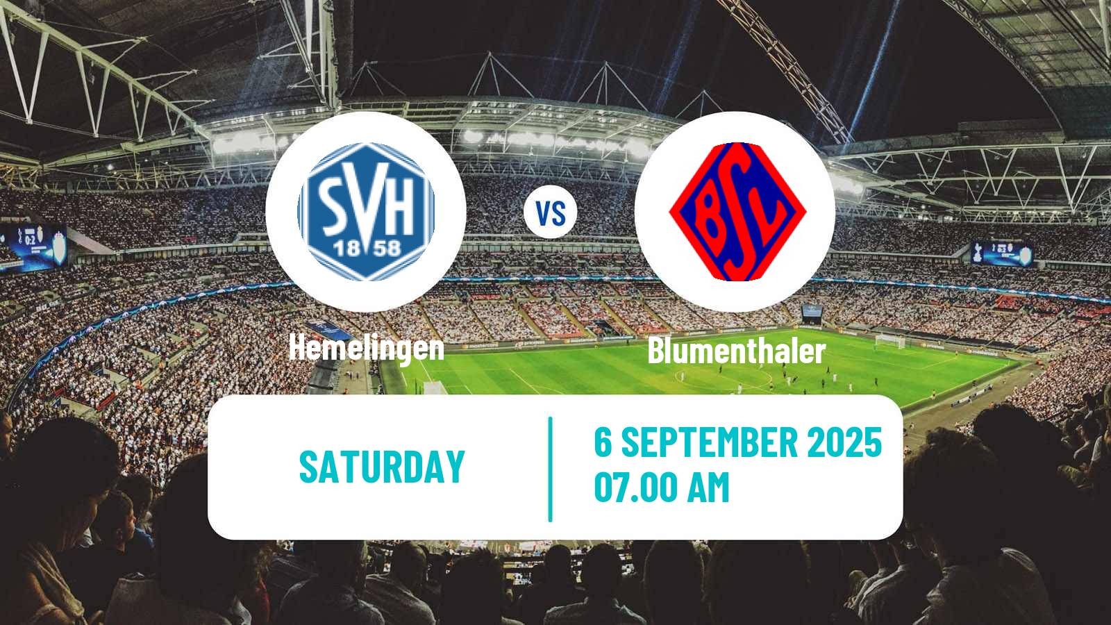 Soccer German Oberliga Bremen Hemelingen - Blumenthaler