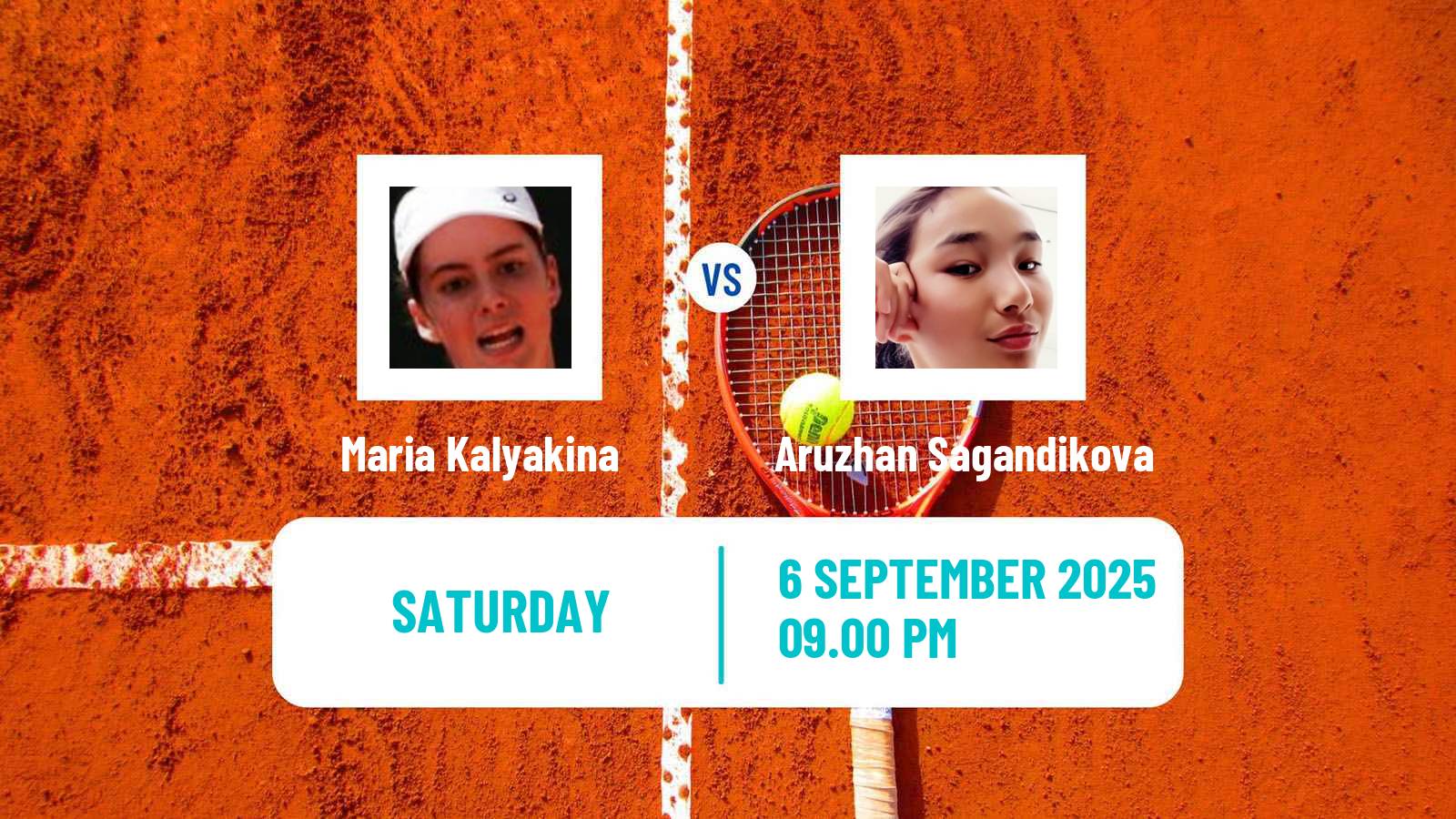 Tennis ITF W15 Luan 8 Women Maria Kalyakina - Aruzhan Sagandikova
