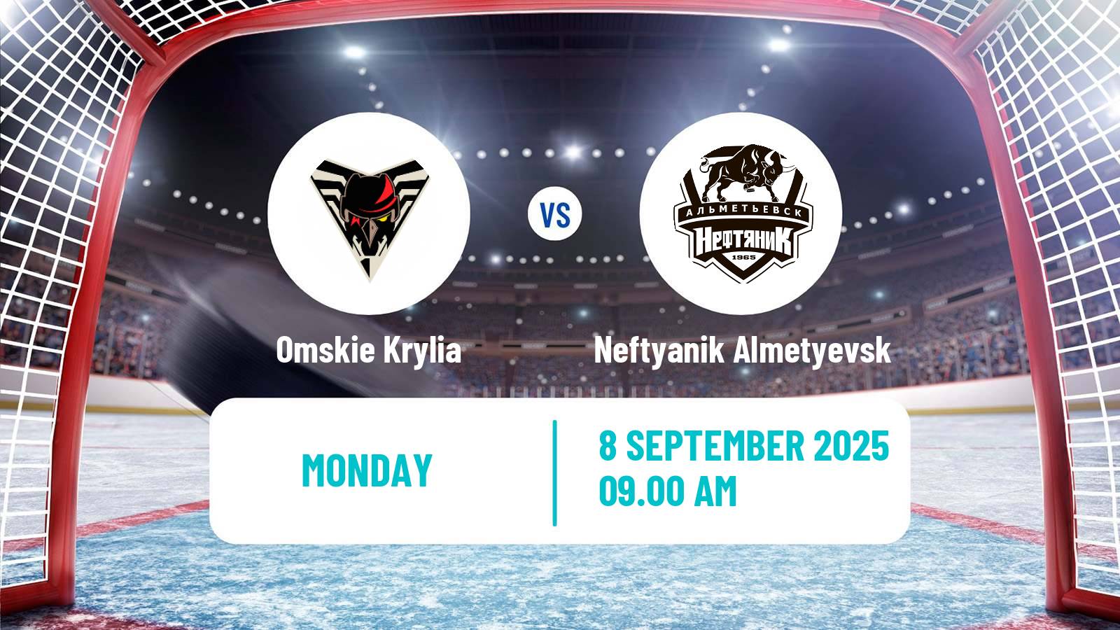 Hockey VHL Omskie Krylia - Neftyanik Almetyevsk