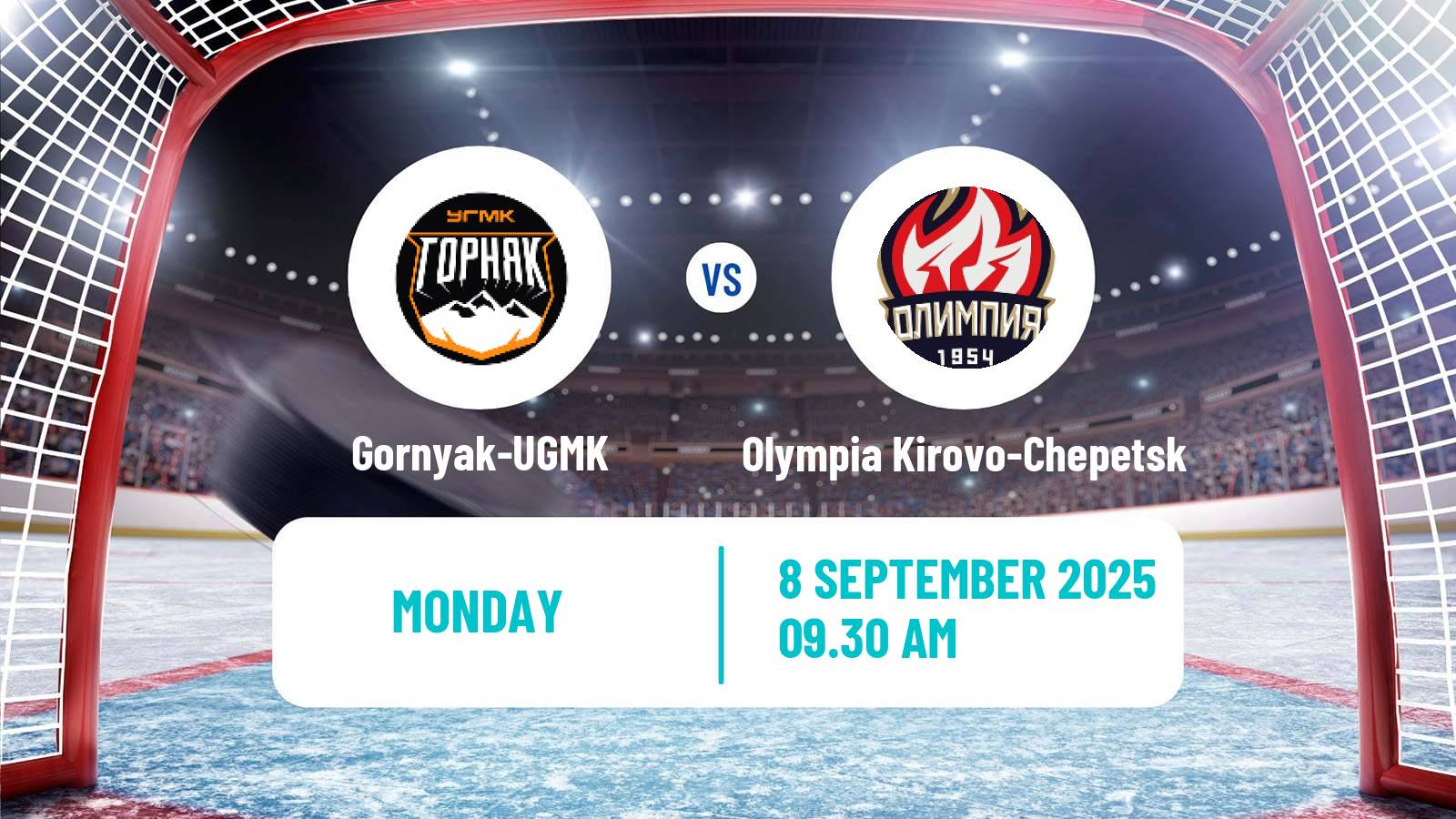 Hockey VHL Gornyak-UGMK - Olympia Kirovo-Chepetsk
