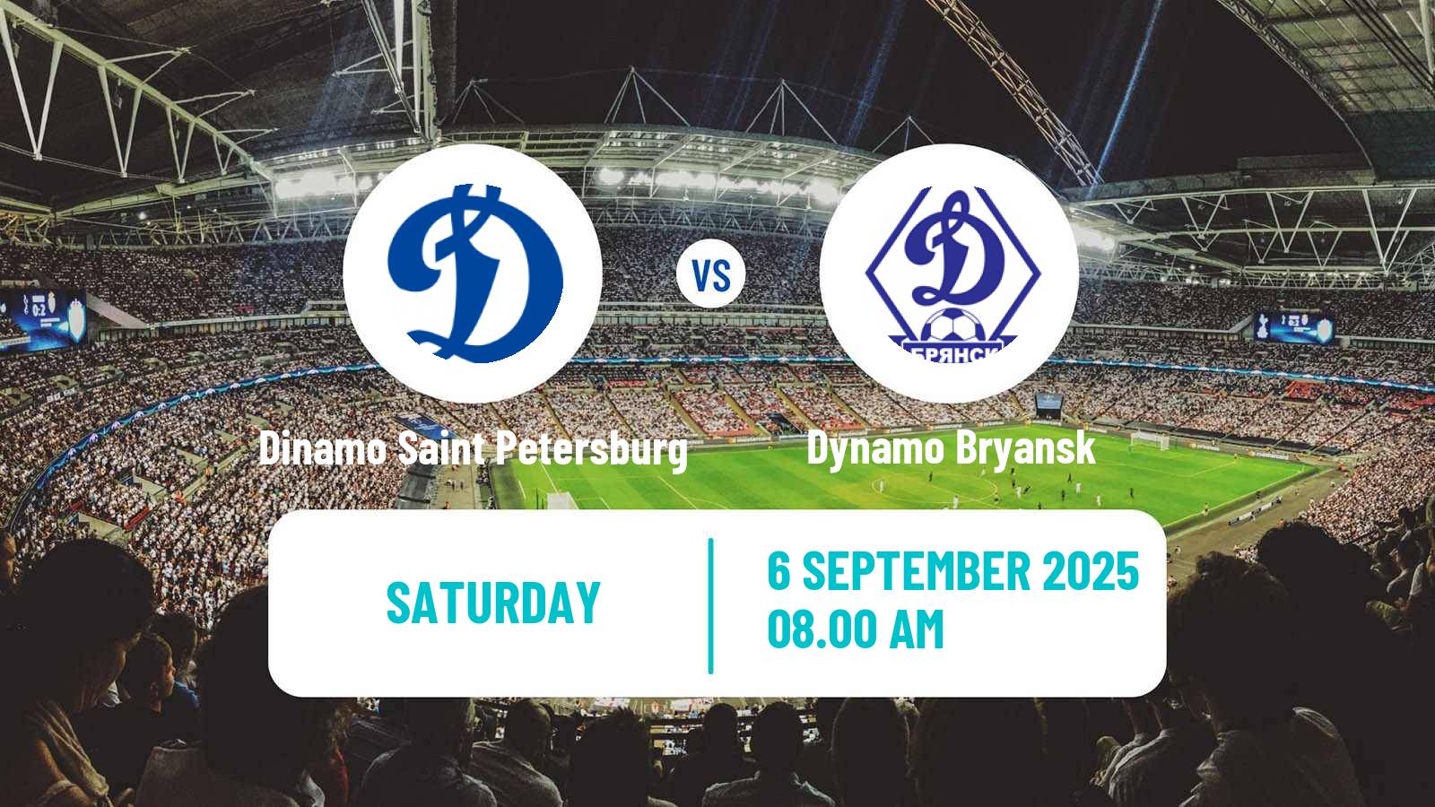 Soccer FNL 2 Division B Group 3 Dinamo Saint Petersburg - Dynamo Bryansk