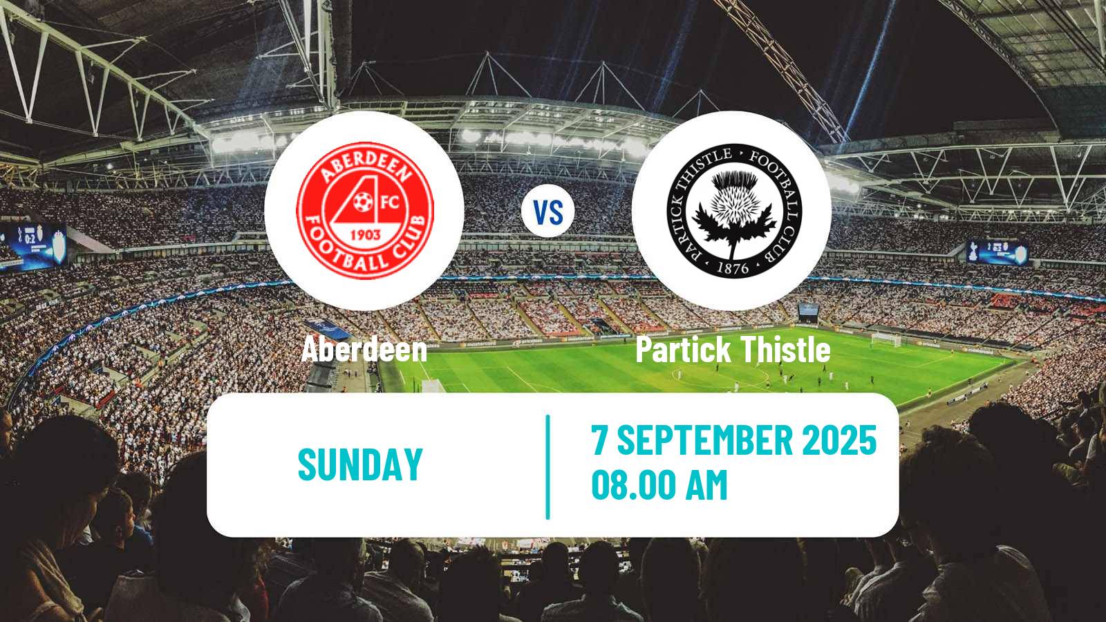 Soccer Scottish SWPL 1 Women Aberdeen - Partick Thistle