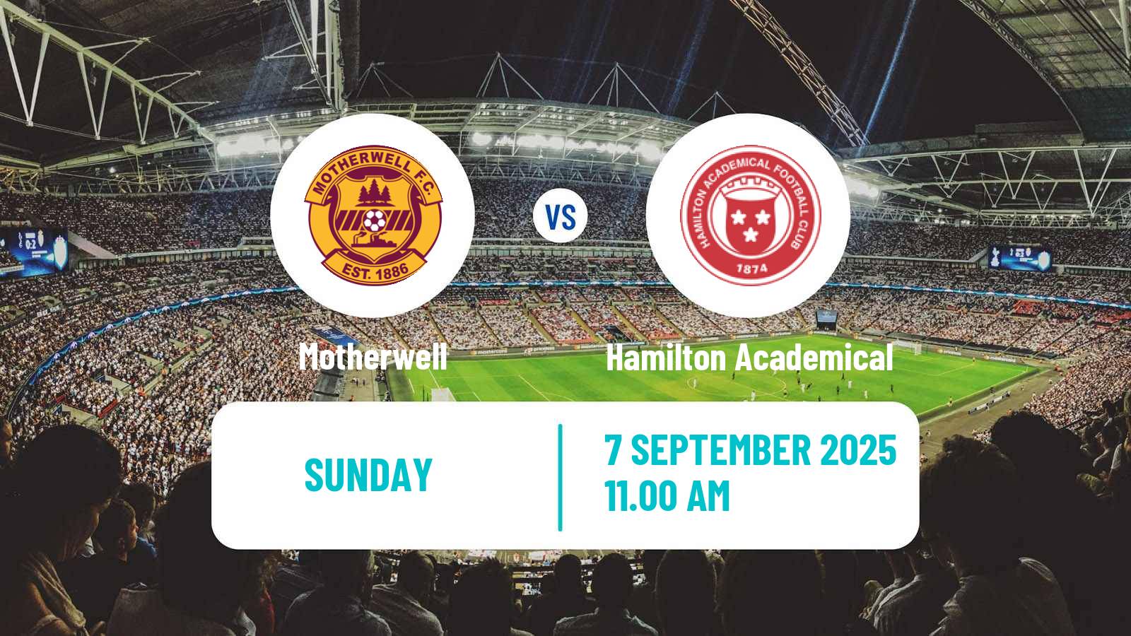 Soccer Scottish SWPL 1 Women Motherwell - Hamilton Academical