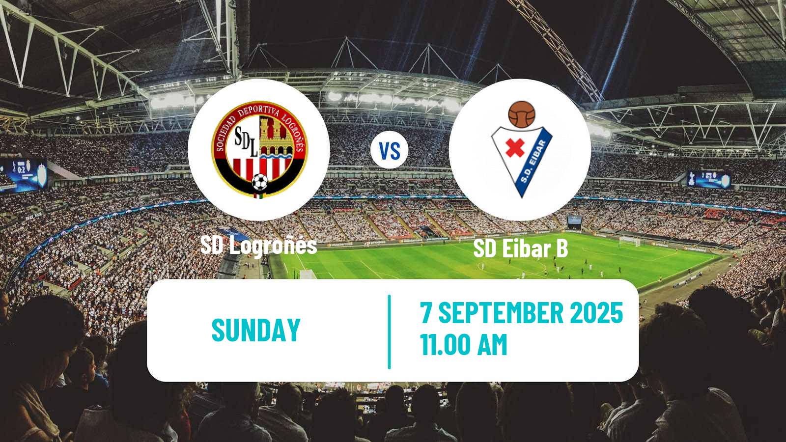 Soccer Spanish Segunda RFEF - Group 2 SD Logroñés - Eibar B