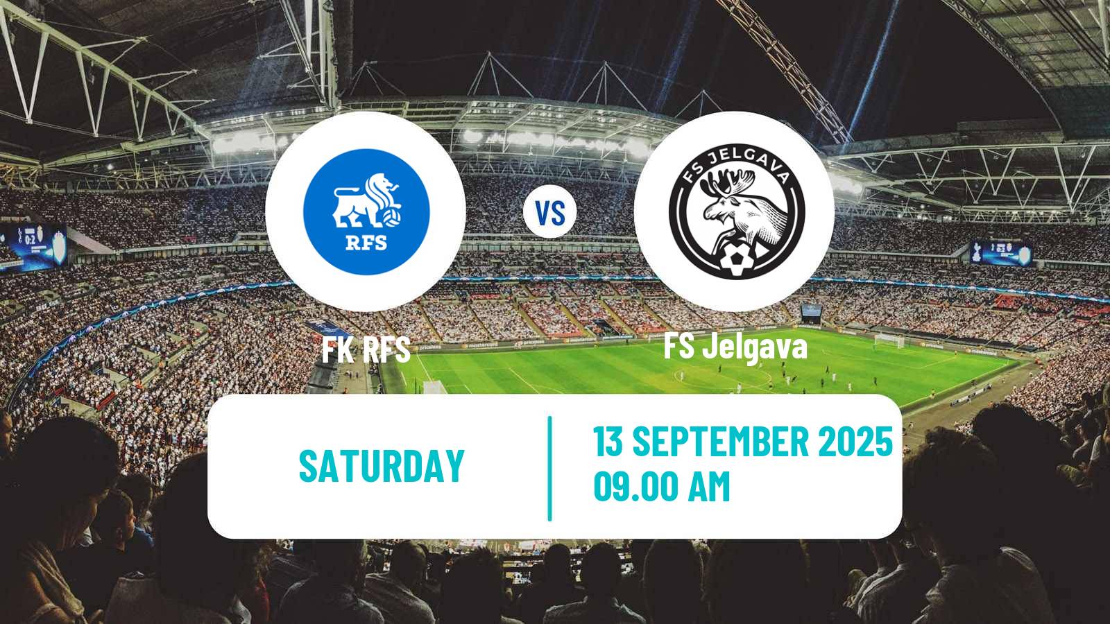 Soccer Latvian Virsliga RFS - Jelgava
