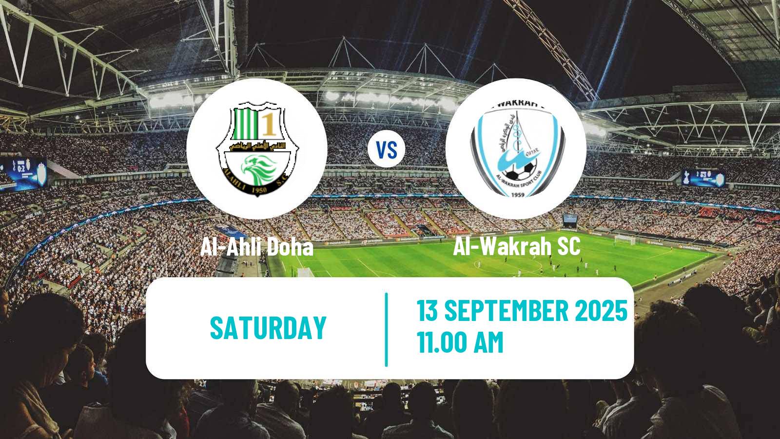 Soccer Qatar QSL Al-Ahli Doha - Al-Wakrah