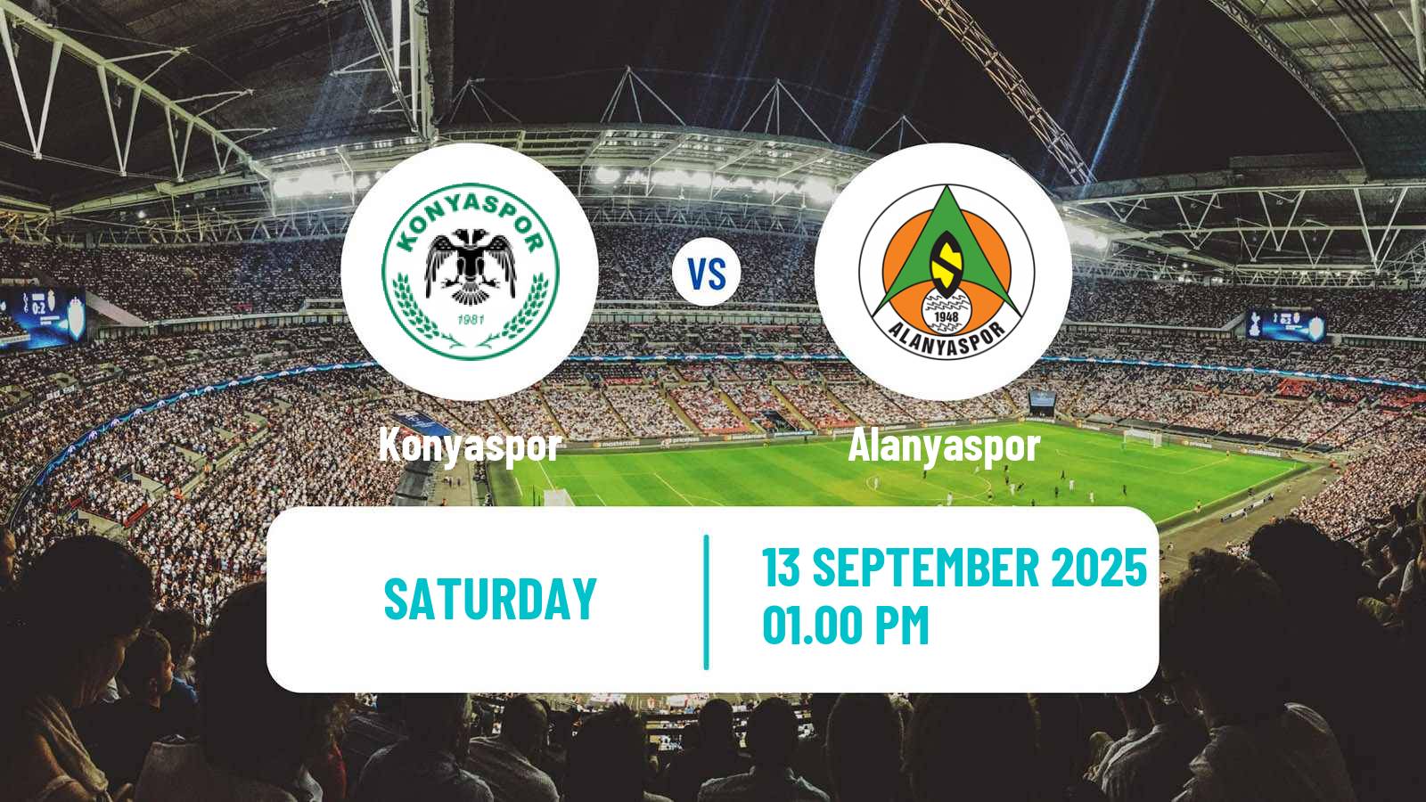 Soccer Turkish Super League Konyaspor - Alanyaspor