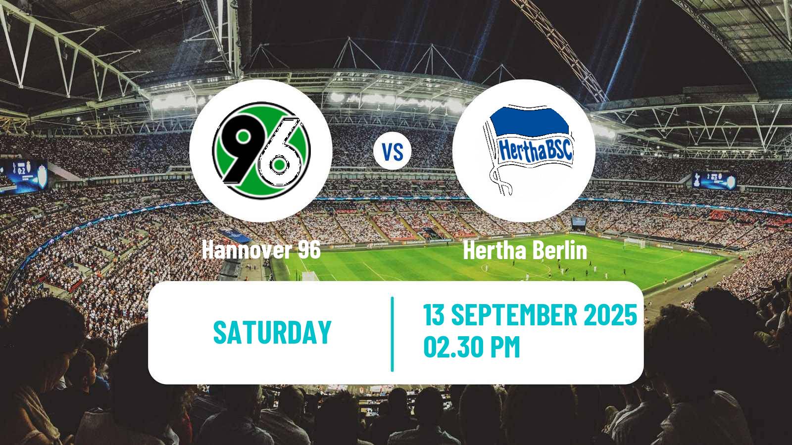 Soccer German 2 Bundesliga Hannover - Hertha Berlin