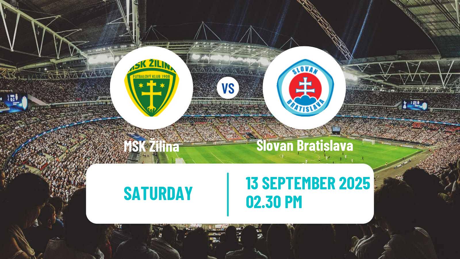 Soccer Slovak Superliga Žilina - Slovan Bratislava