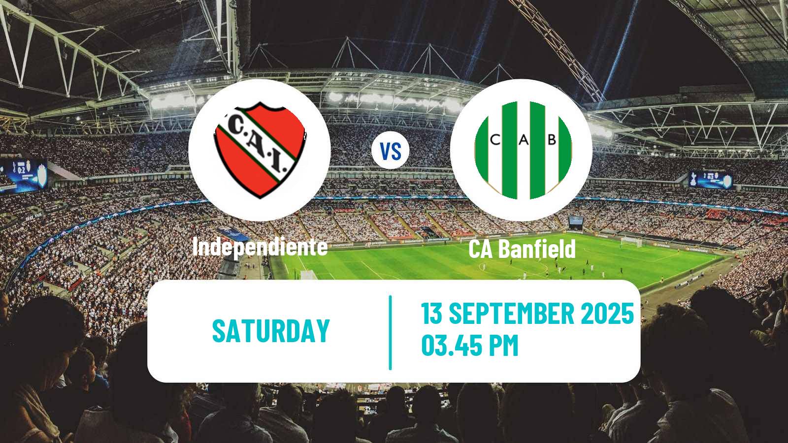 Soccer Argentinian Liga Profesional Independiente - Banfield
