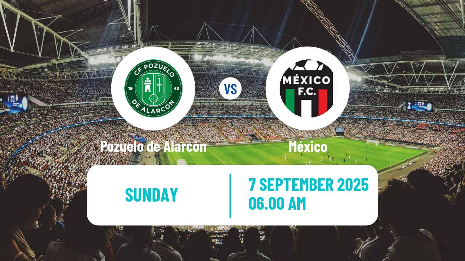 Soccer Spanish Tercera RFEF - Group 7 Pozuelo de Alarcón - México