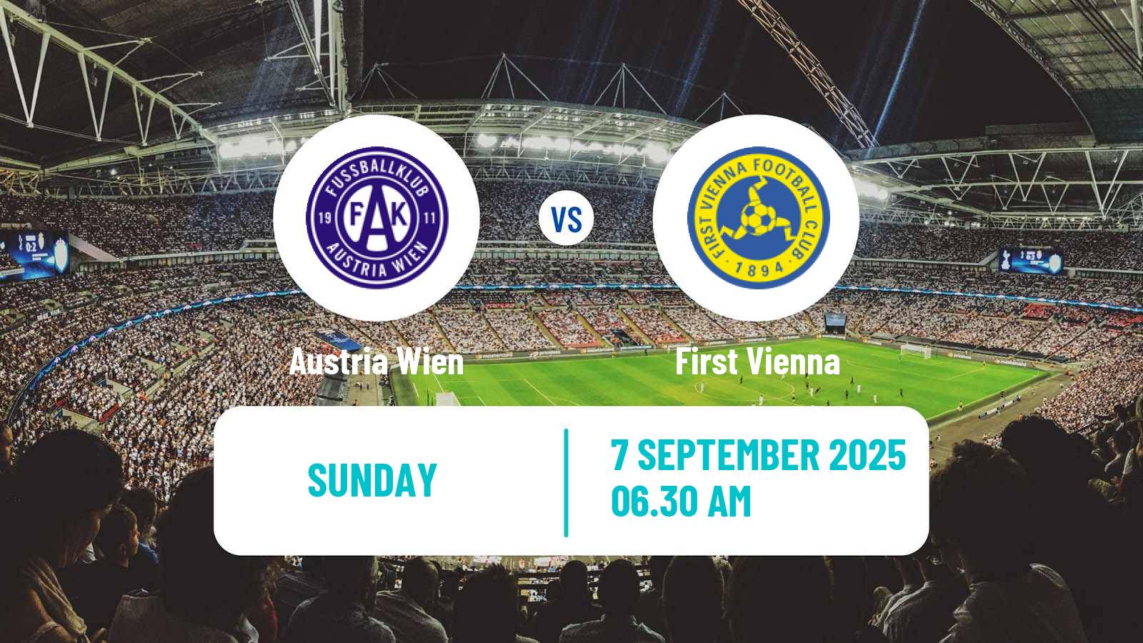 Soccer Austrian Bundesliga Women Austria Wien - First Vienna