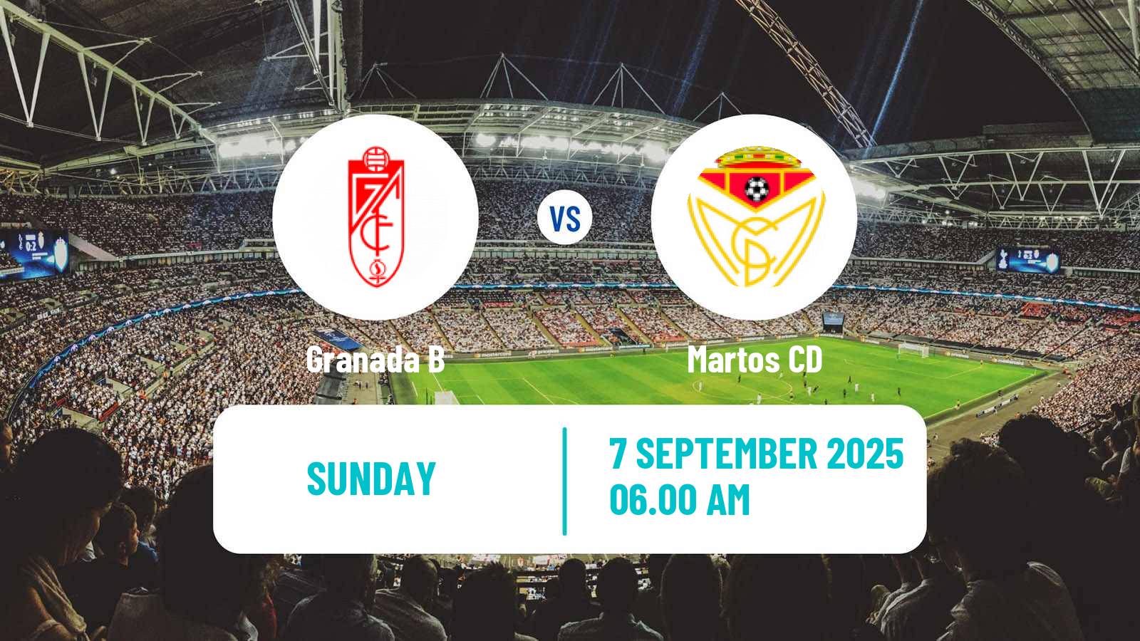 Soccer Spanish Tercera RFEF - Group 9 Granada B - Martos