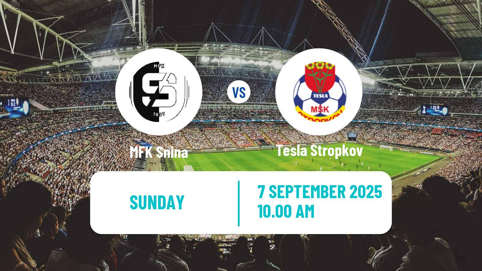 Soccer Slovak 3 Liga East Snina - Tesla Stropkov