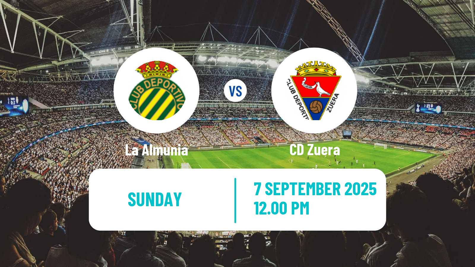 Soccer Spanish Tercera RFEF - Group 17 La Almunia - Zuera