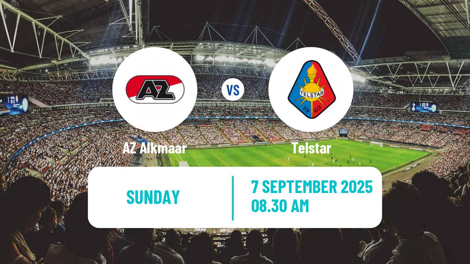 Soccer Dutch Eredivisie Women AZ Alkmaar - Telstar