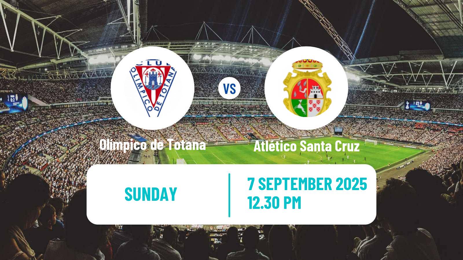 Soccer Spanish Tercera RFEF - Group 13 Olímpico de Totana - Atlético Santa Cruz