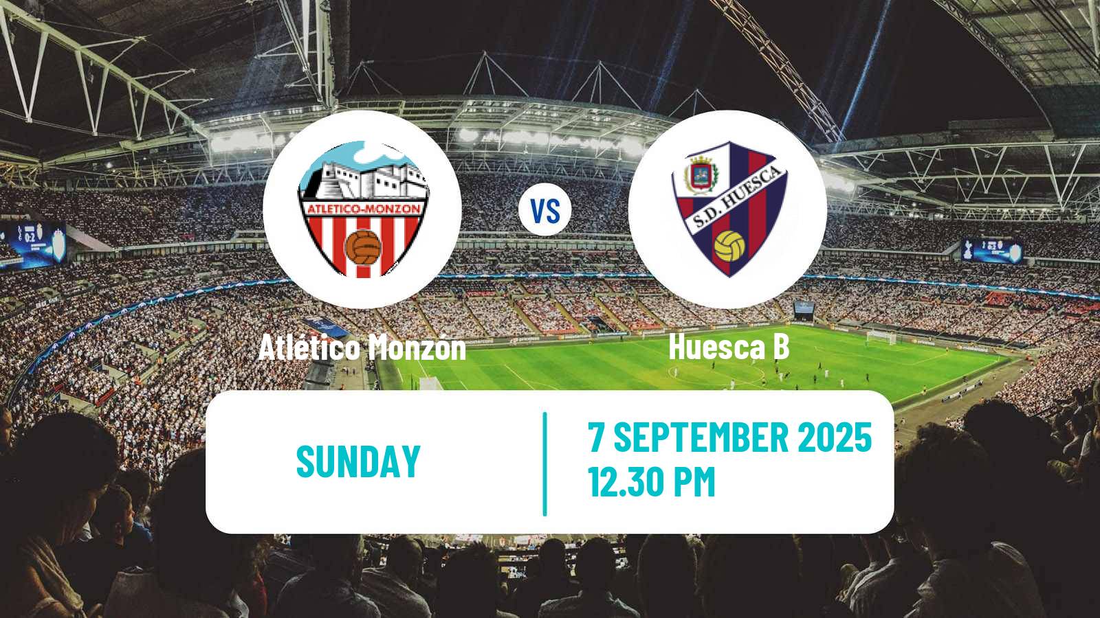 Soccer Spanish Tercera RFEF - Group 17 Atlético Monzón - Huesca B