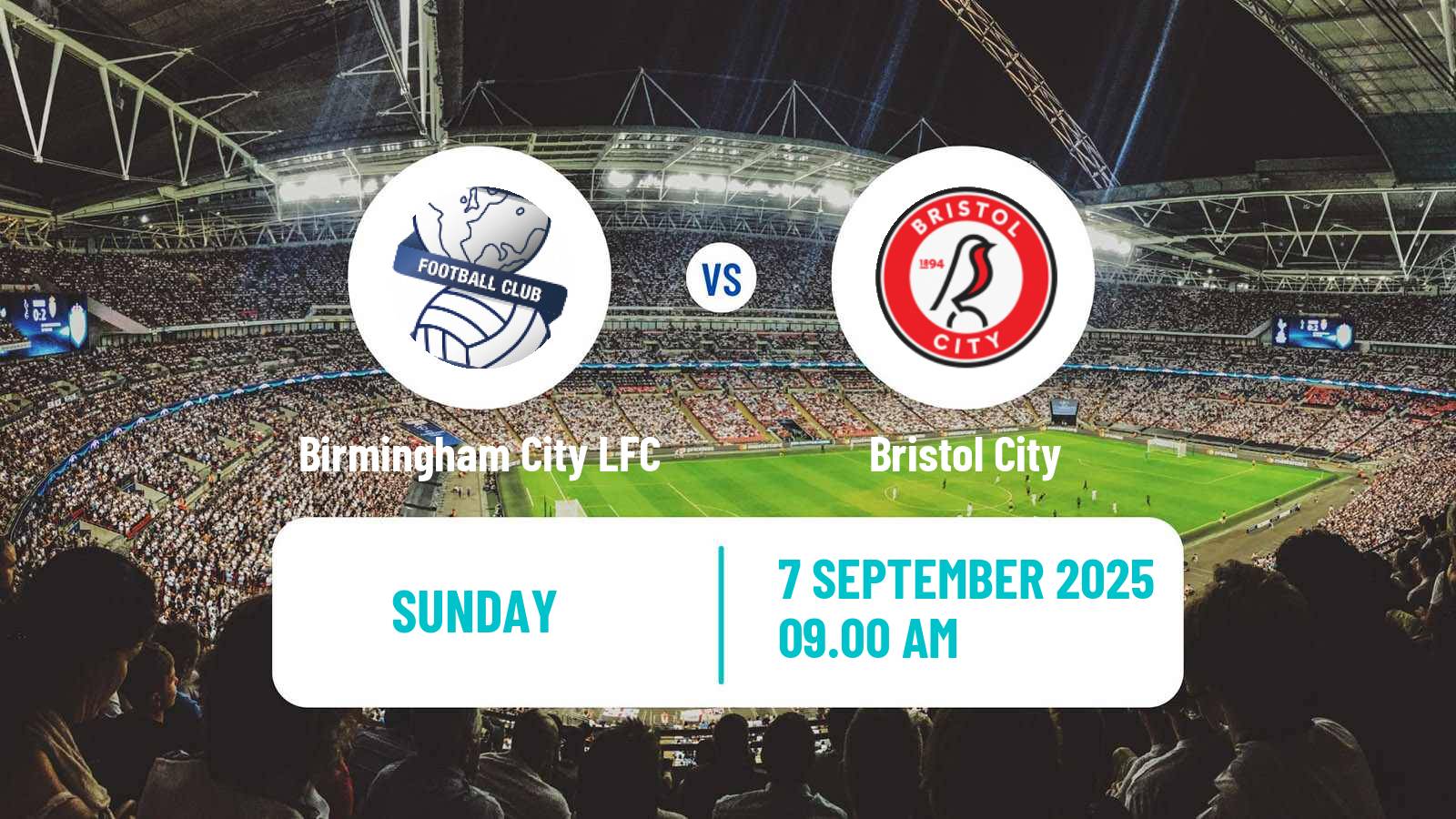 Soccer English Women Championship Birmingham City LFC - Bristol City