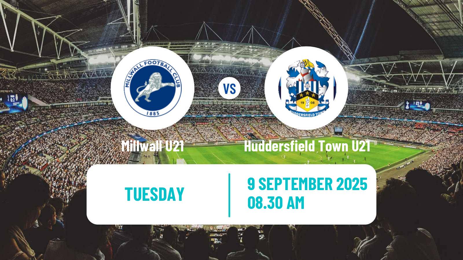 Soccer English Professional Development League Millwall U21 - Huddersfield Town U21