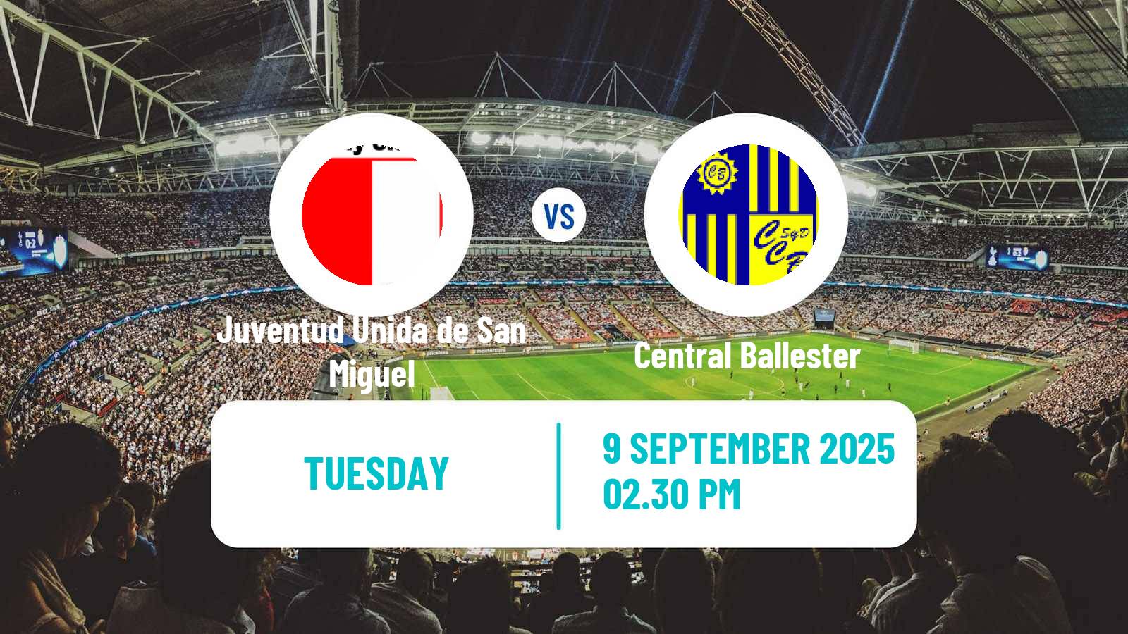 Soccer Argentinian Primera C Juventud Unida de San Miguel - Central Ballester