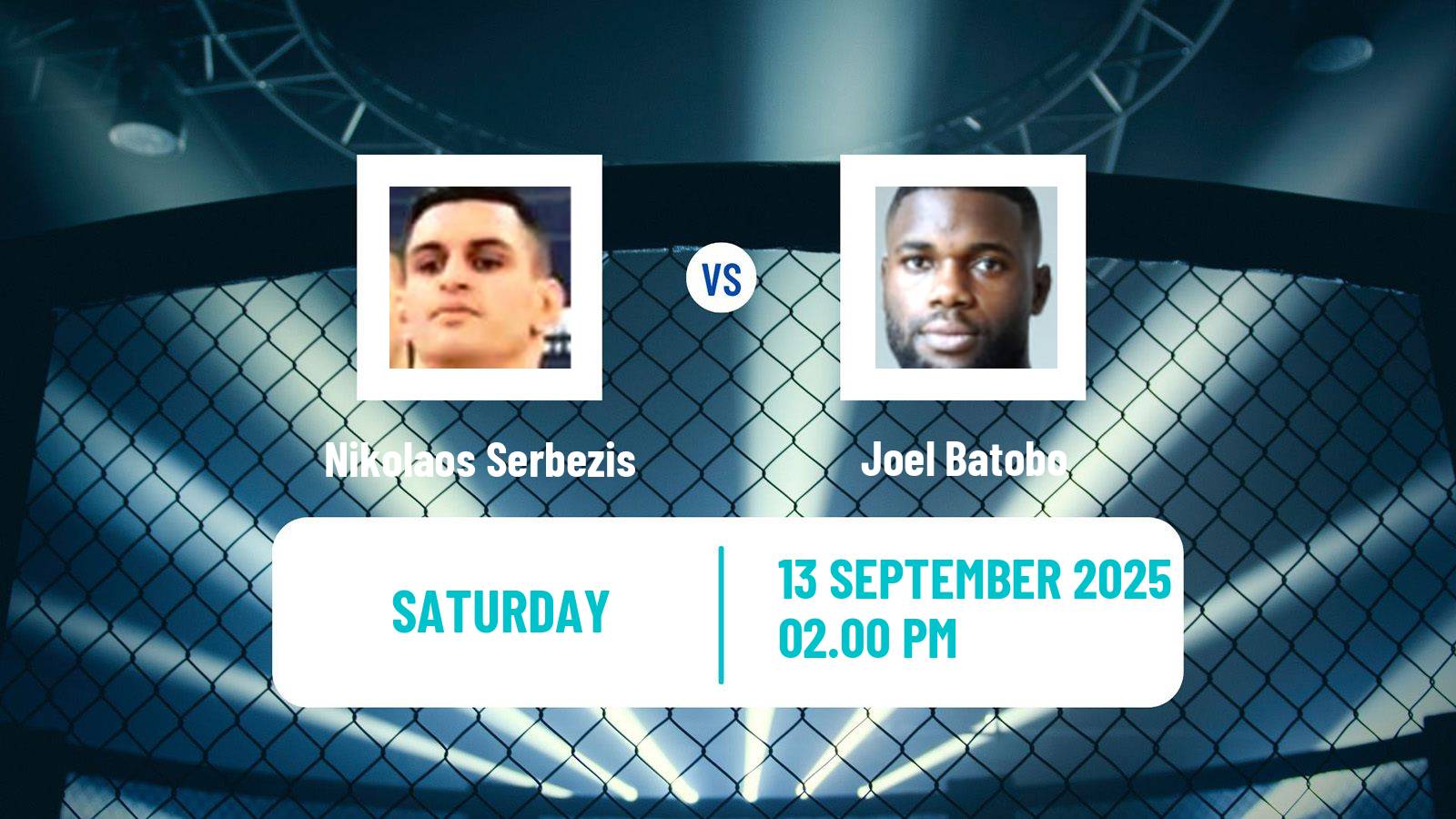 MMA Featherweight Oktagon Men Nikolaos Serbezis - Joel Batobo