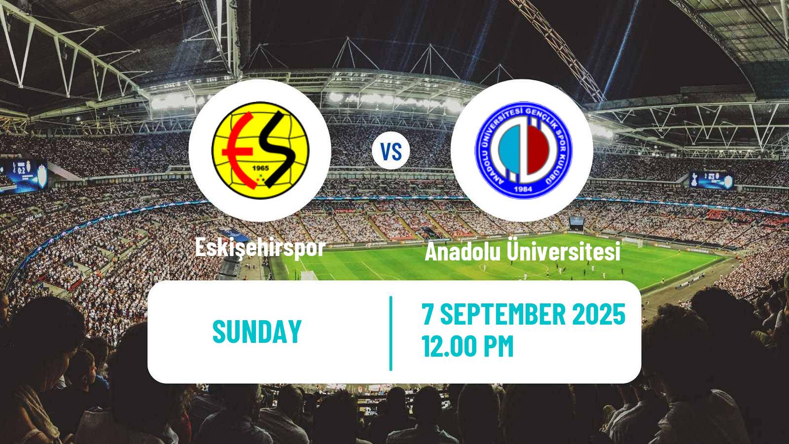 Soccer Turkish 3 Lig Group 4 Eskişehirspor - Eskişehir Anadolu