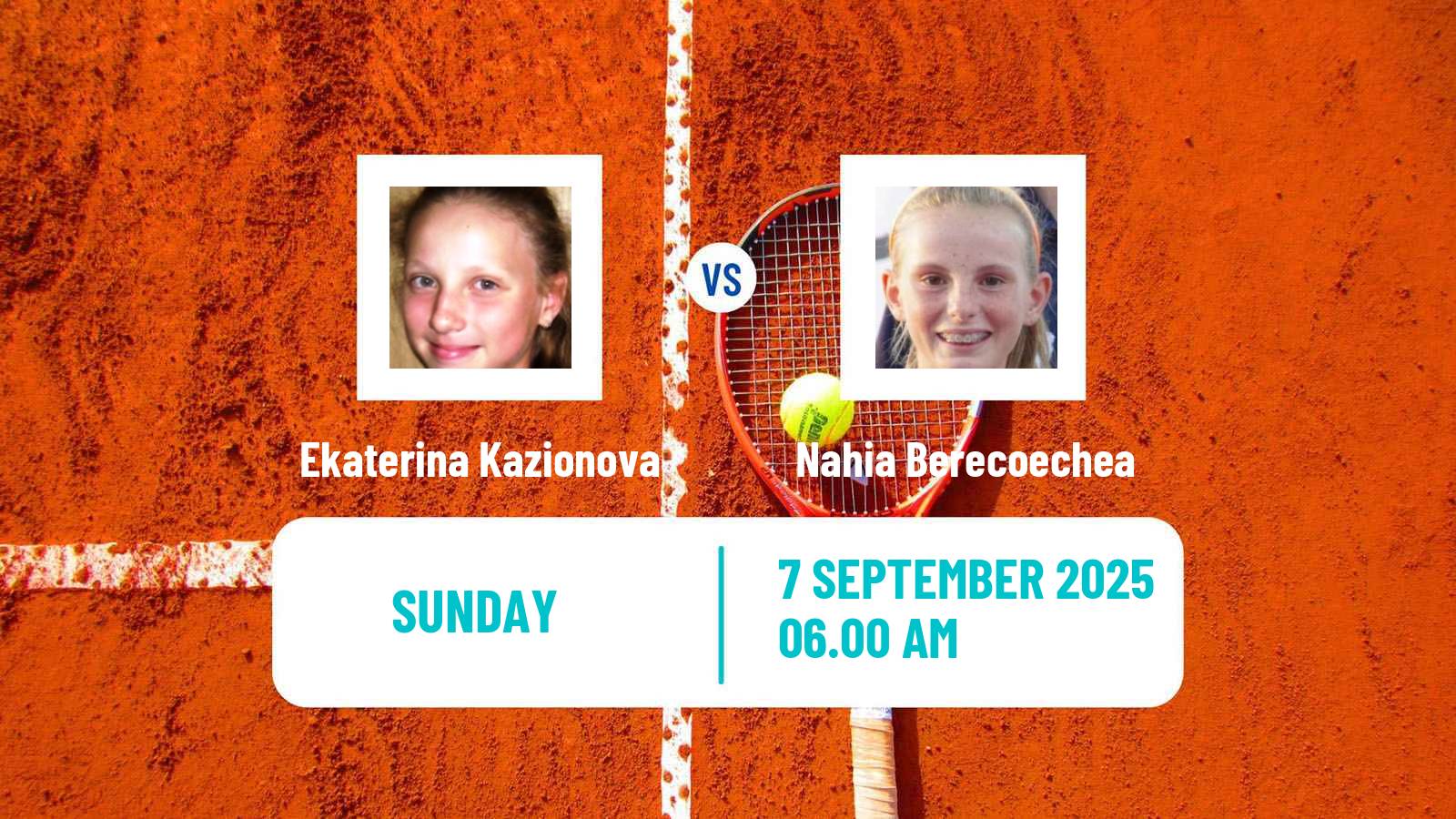 Tennis San Sebastian Challenger Women Ekaterina Kazionova - Nahia Berecoechea