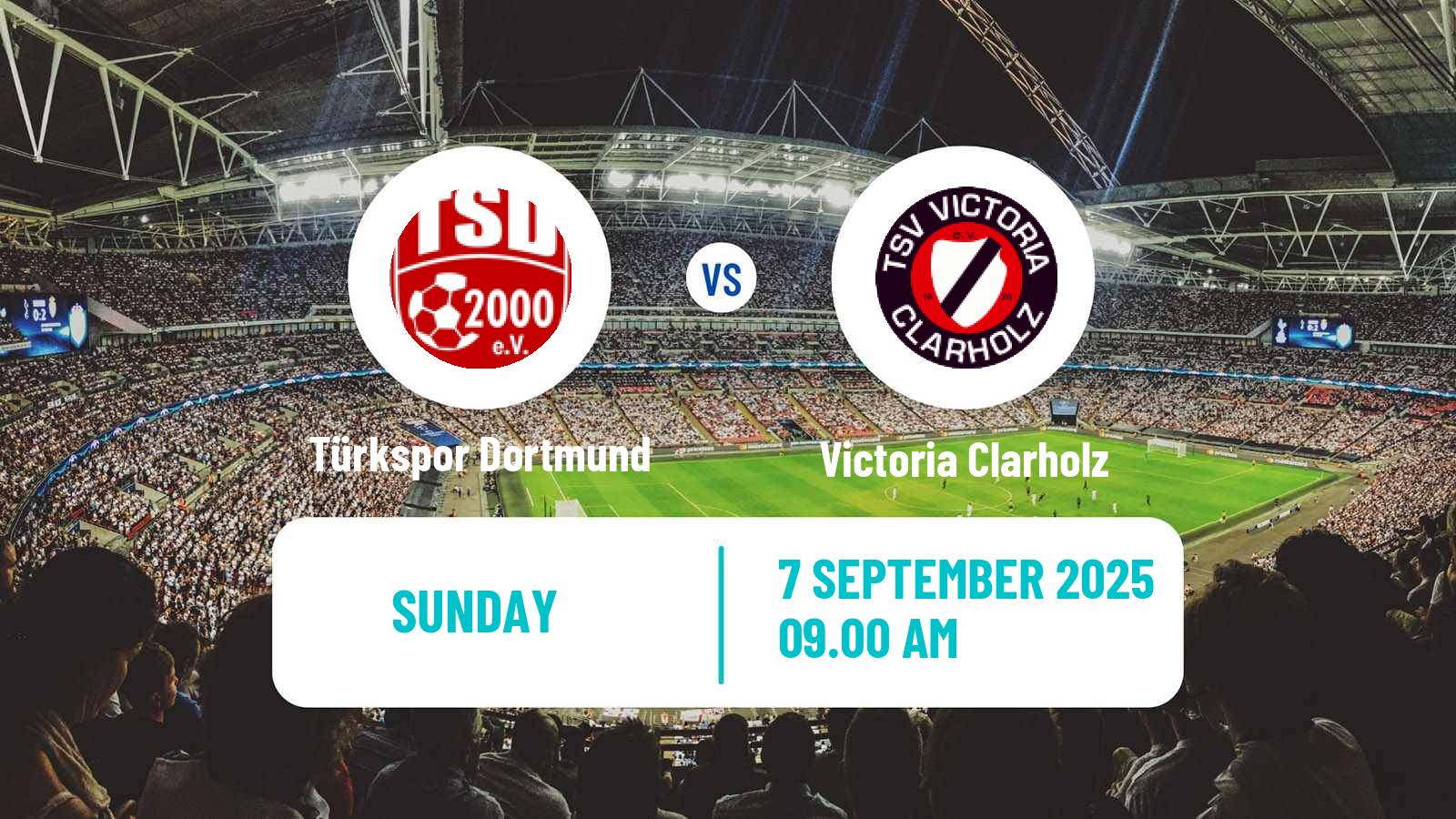 Soccer German Oberliga Westfalen Türkspor Dortmund - Victoria Clarholz