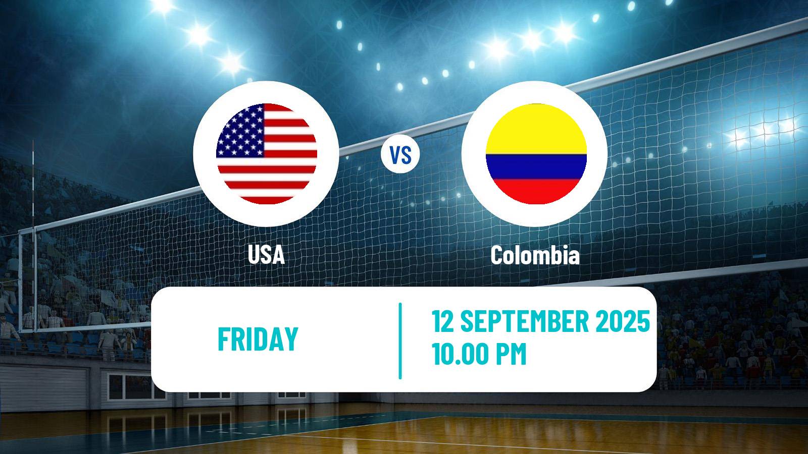 Volleyball World Championship Volleyball USA - Colombia