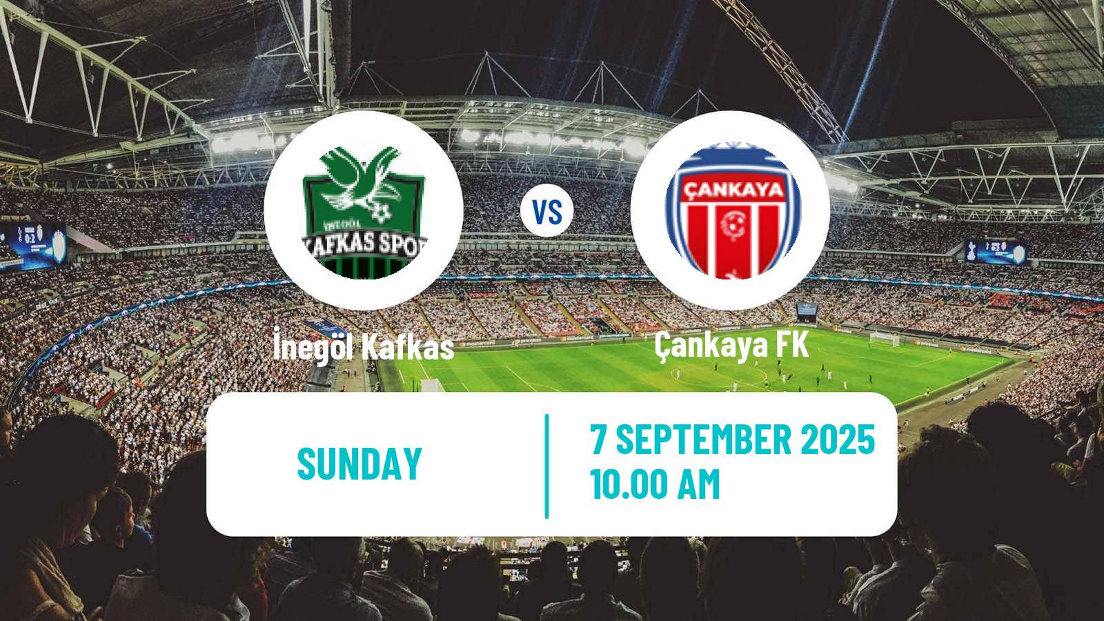 Soccer Turkish 3 Lig Group 1 İnegöl Kafkas - Çankaya